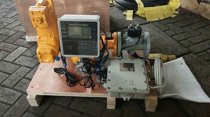 Flow Meter Solar Digital